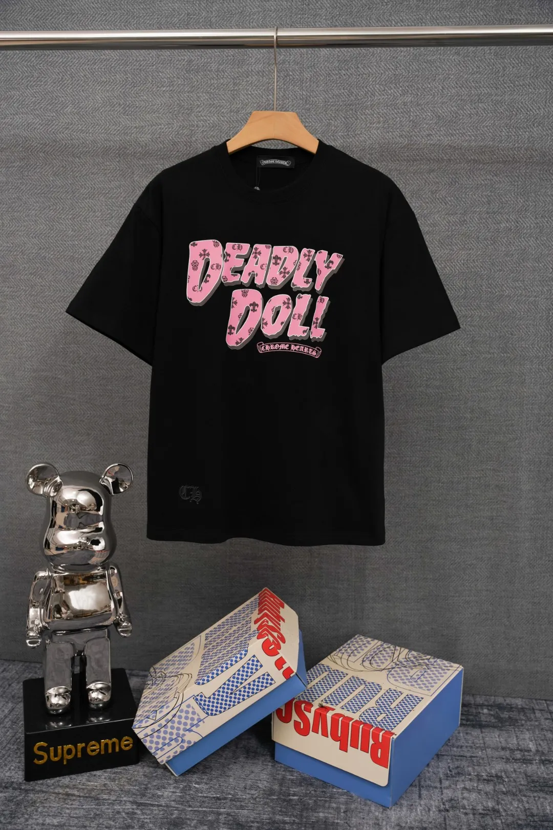 DT 51 60 Chrome Hearts T ， ， Black White S-XL